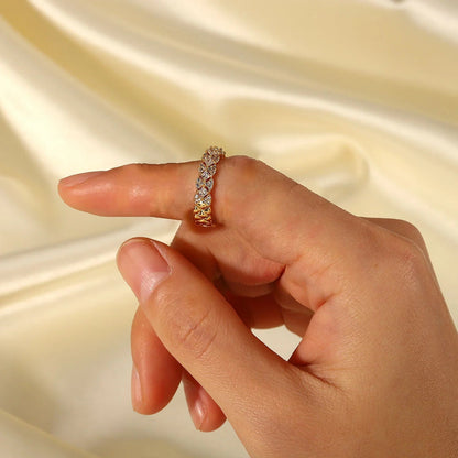 [Raffine]Camille Gold Patterned Ring