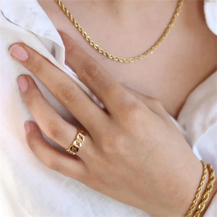 [Raffine]Leah Gold Ring