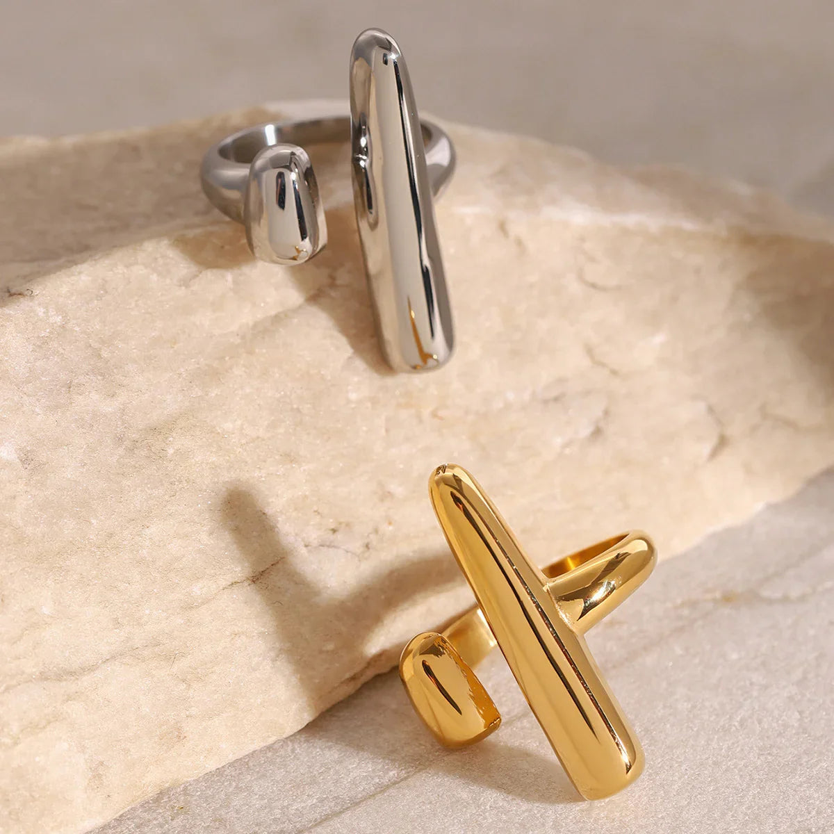 [Raffine]Seraphina Contemporary Gold Ring