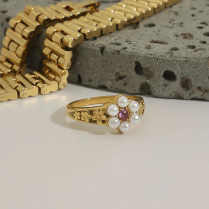 [Raffine]Thalia Freshwater Pearl Ring