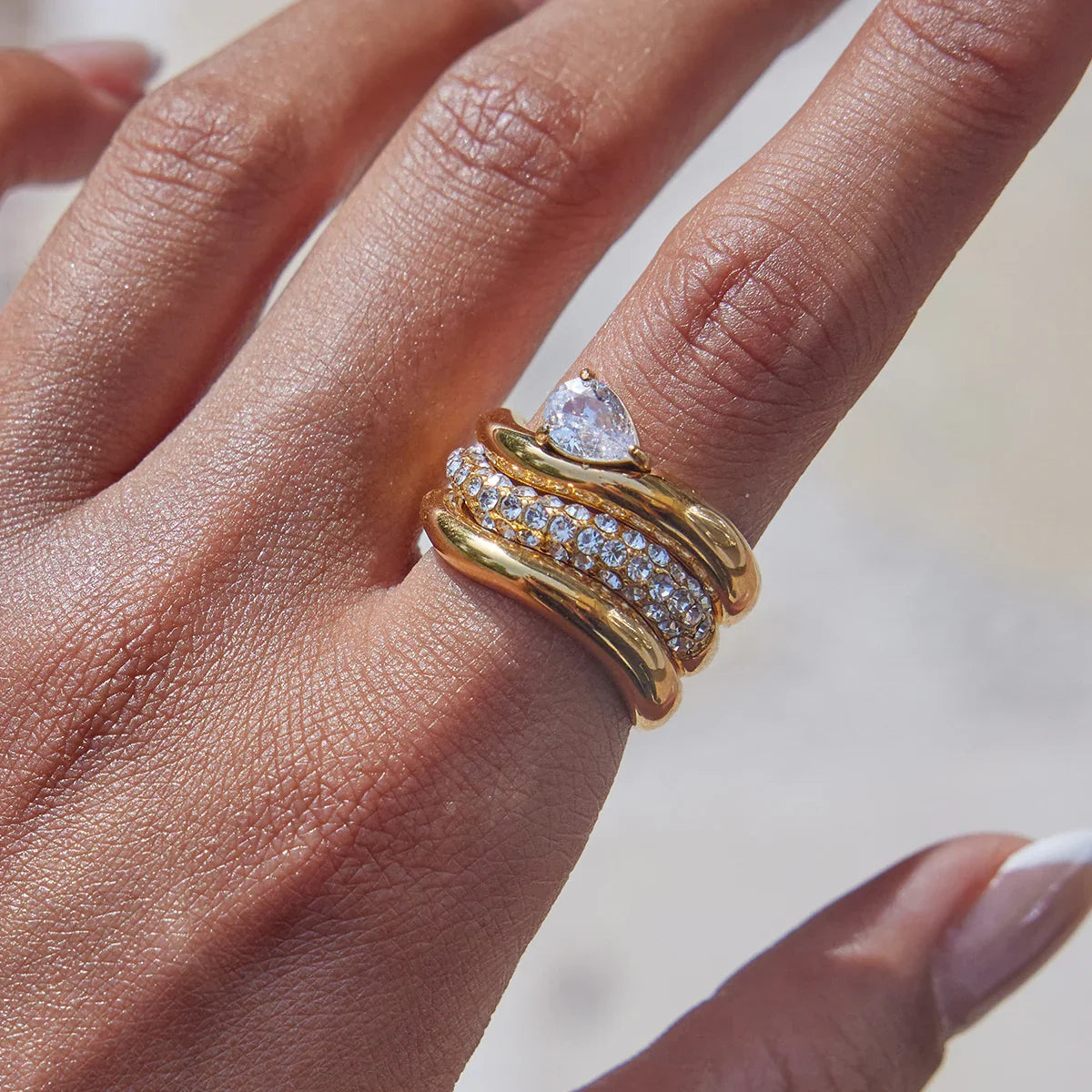 [Raffine]Noemi Curated Ring Stack Collection