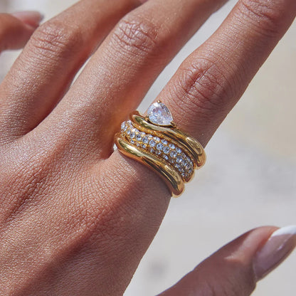 [Raffine]Noemi Curated Ring Stack Collection