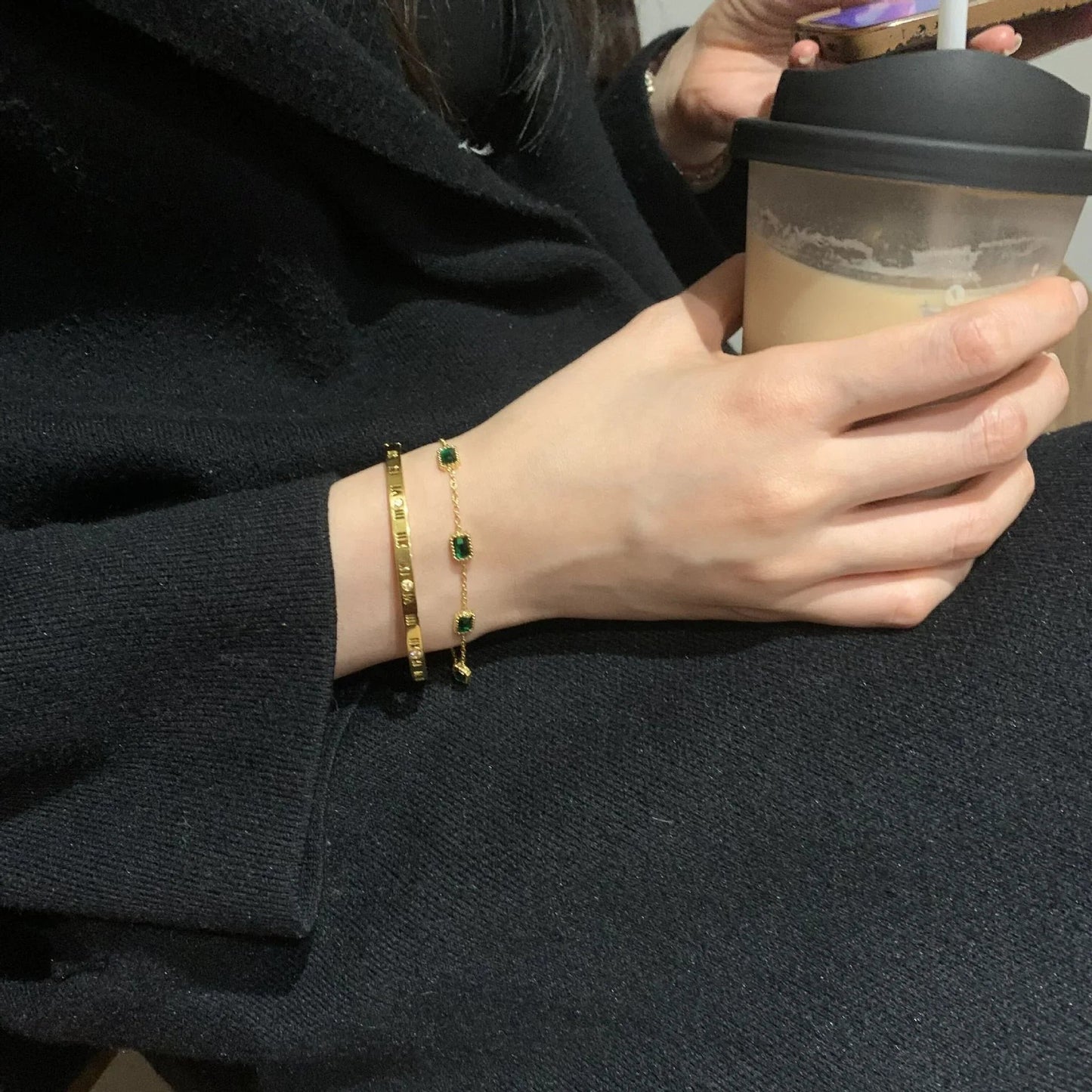 [Raffine]Erin Green Bracelet