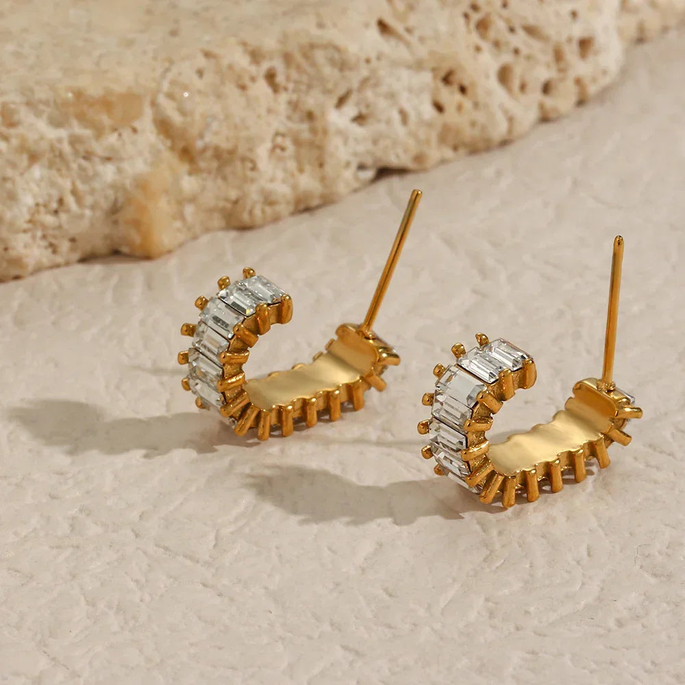[Raffine]Agnes Diamond Earrings