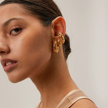 [Raffine]Alma Gold Earrings