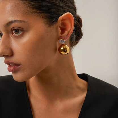 [Raffine]Gretta Gold Earrings