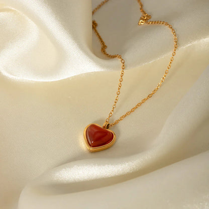 [Raffine]Cecily Gold Heart Necklace