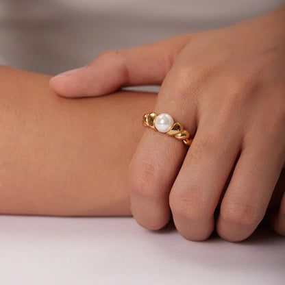 [Raffine]Scarlett Freshwater Pearl Ring