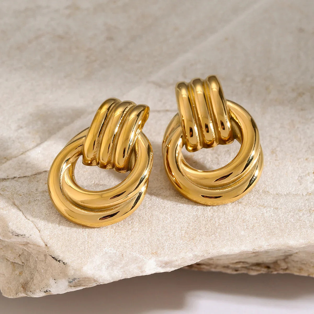 [Raffine]Luna Layered Hoop Earrings
