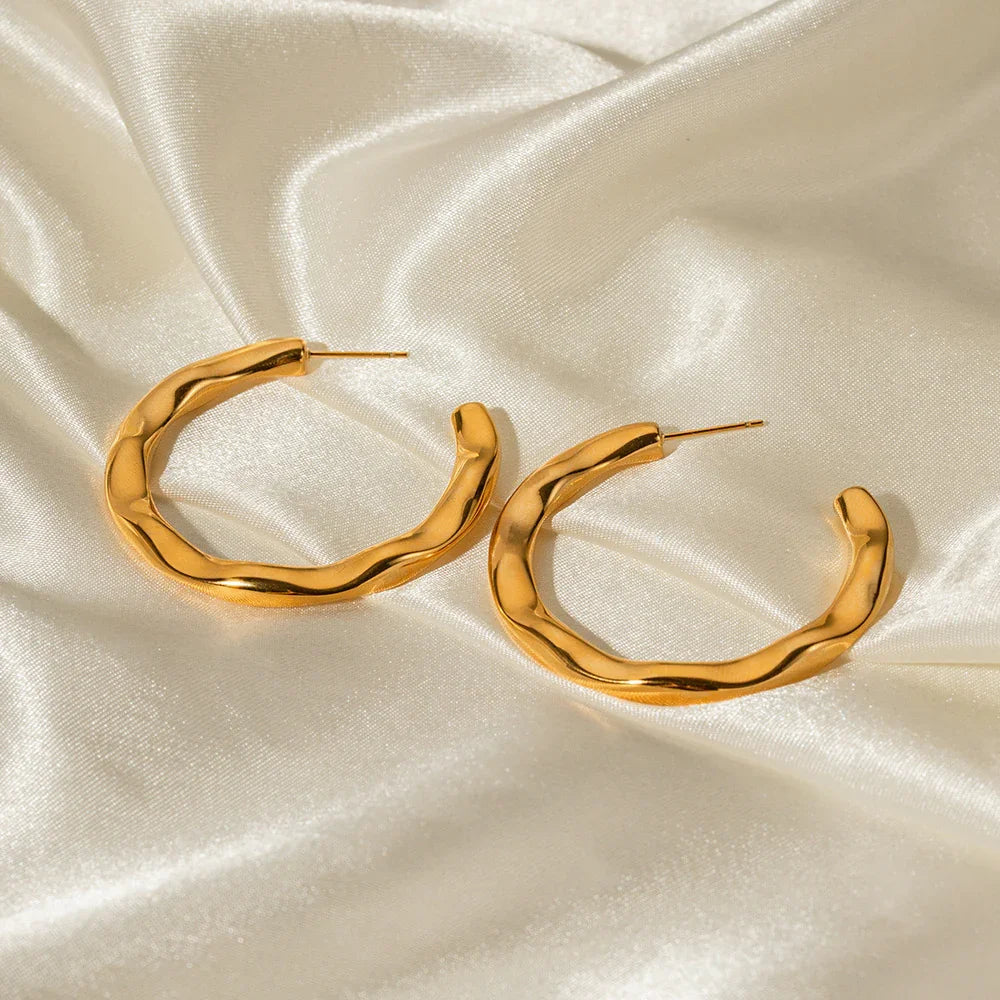 [Raffine]Riley Gold Earrings