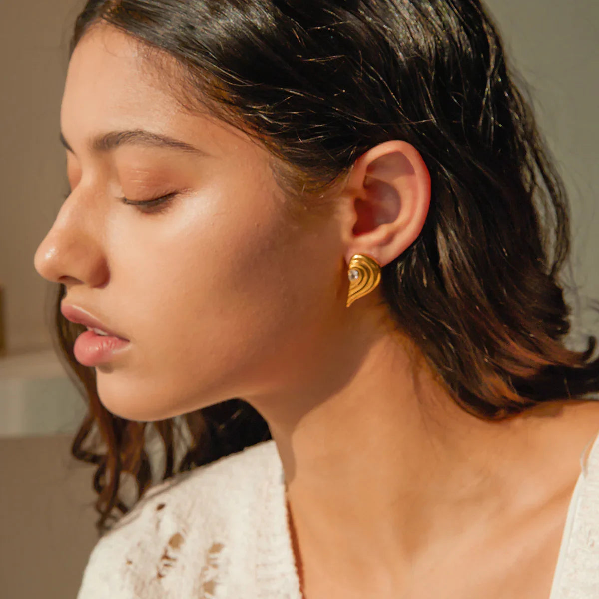 [Raffine]Thalia Gold Earrings