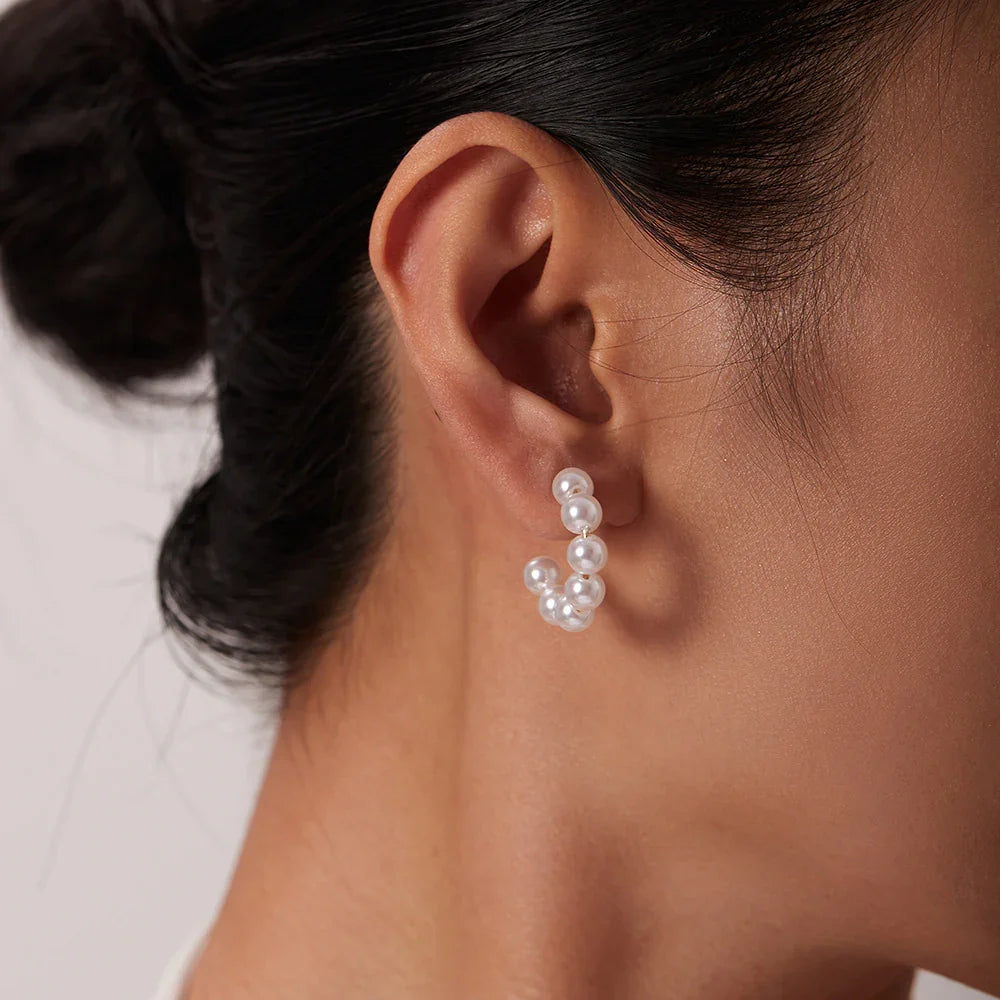 [Raffine]Nina Pearl Earrings