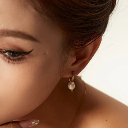 [Raffine]Sara Pearl Earrings