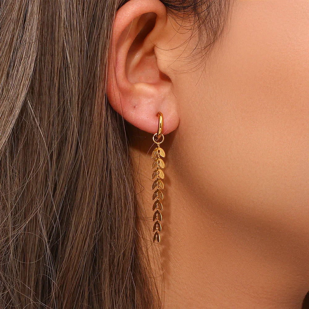 [Raffine]Faith Fishtail Earrings