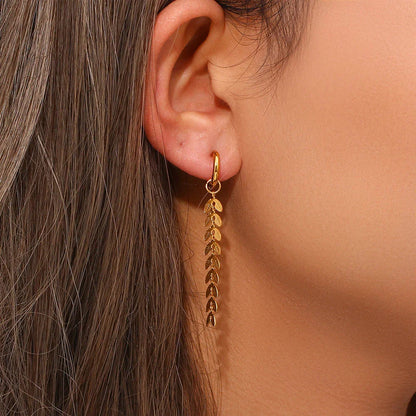[Raffine]Faith Fishtail Earrings