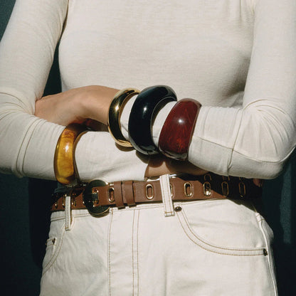 [Raffine]Kaitlyn Chunky Acrylic Bangle