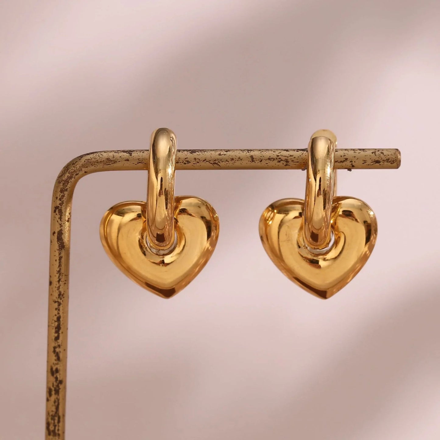 [Raffine]Aria's Arrow Gold Earrings