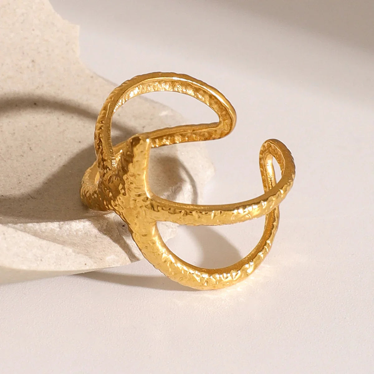 [Raffine]Aurelie Gold Starfish Ring
