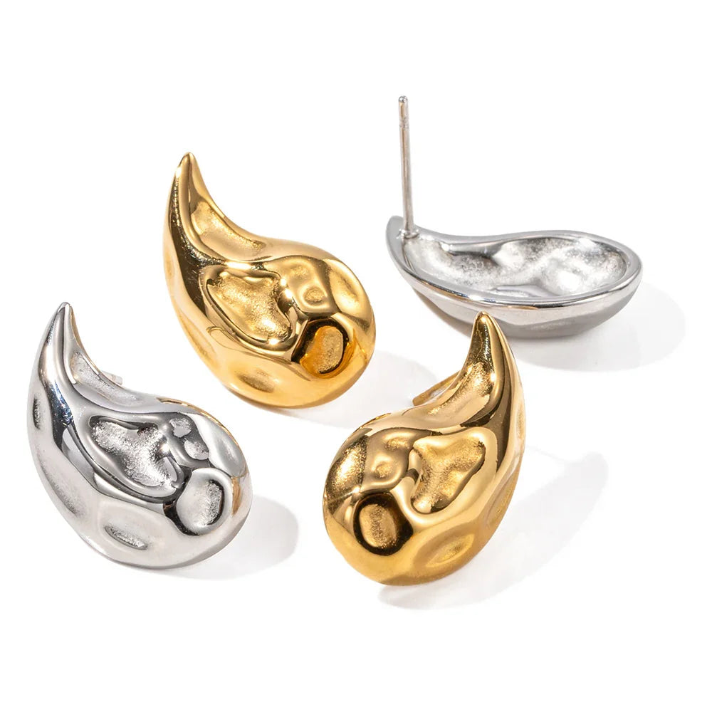 [Raffine]Raven Vintage Teardrop Earrings