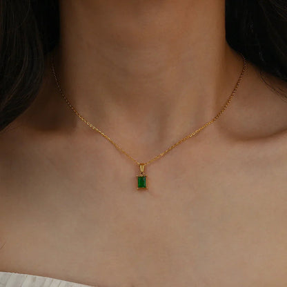 [Raffine]Emi Green Necklace
