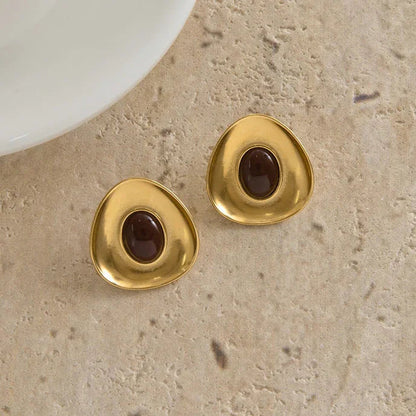 [Raffine]Orissa Gold Enamel Earrings