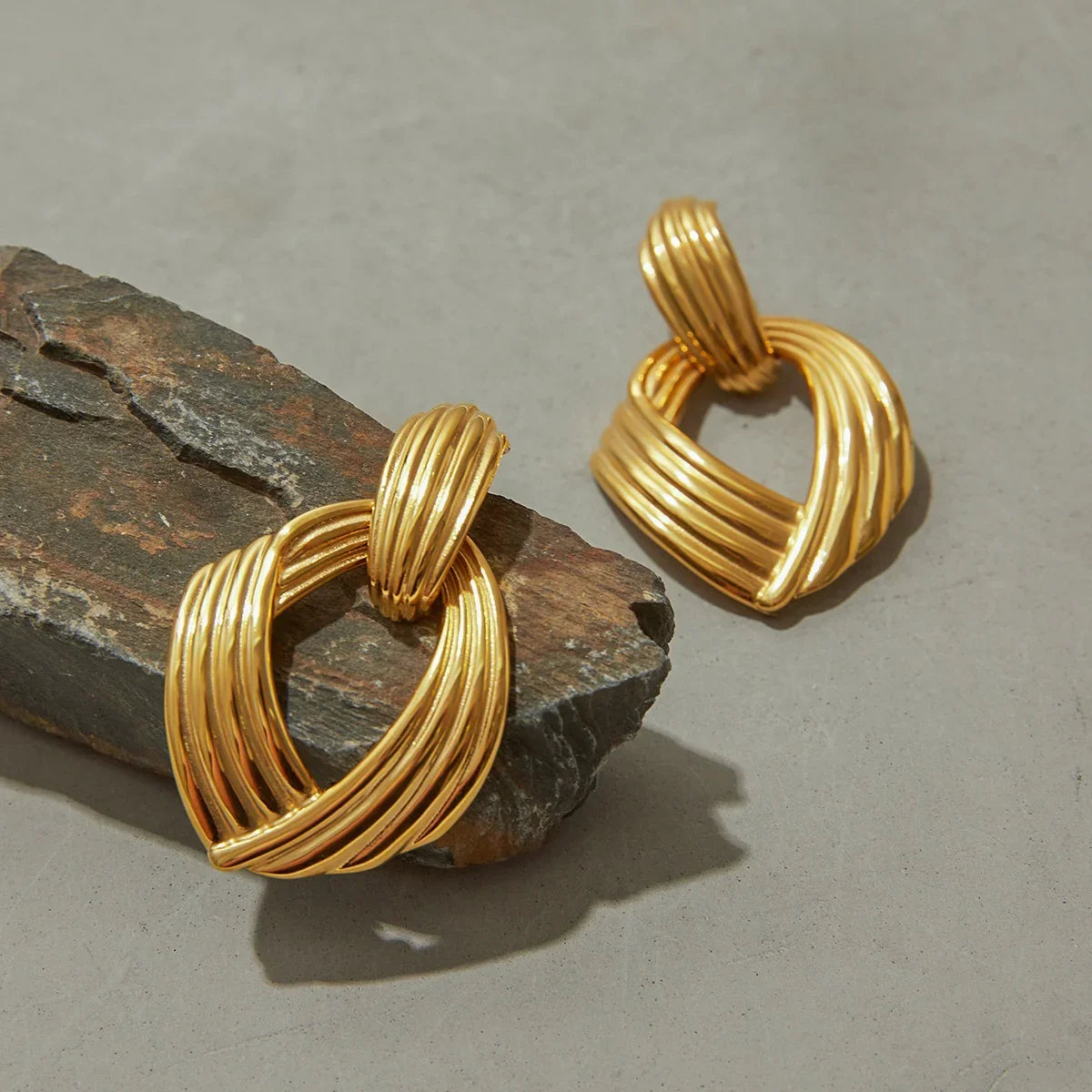 [Raffine]Selma Gold Knot Earrings
