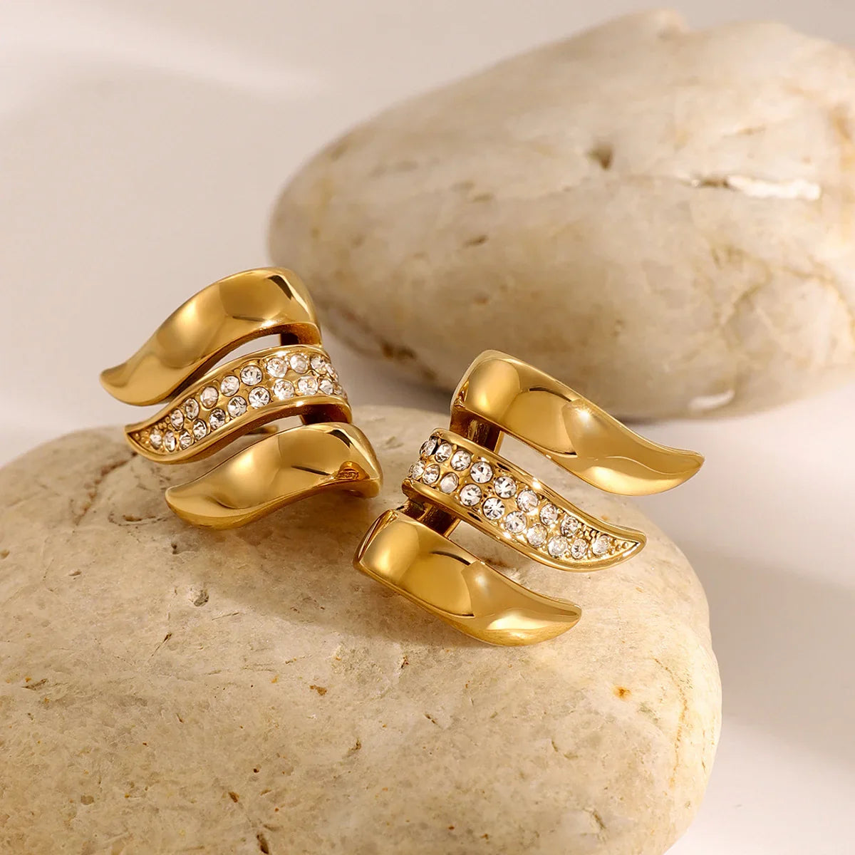 [Raffine]Charmaine Gold Earrings