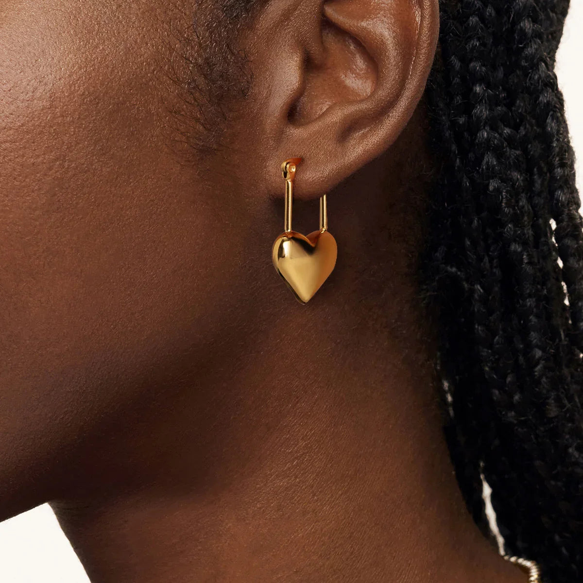 [Raffine]Jessamine Heart Earrings