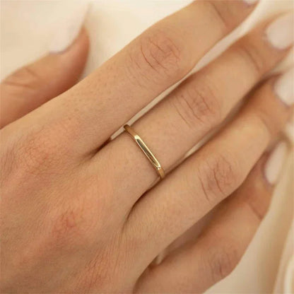 [Raffine]Sasha Geometric Gold Ring