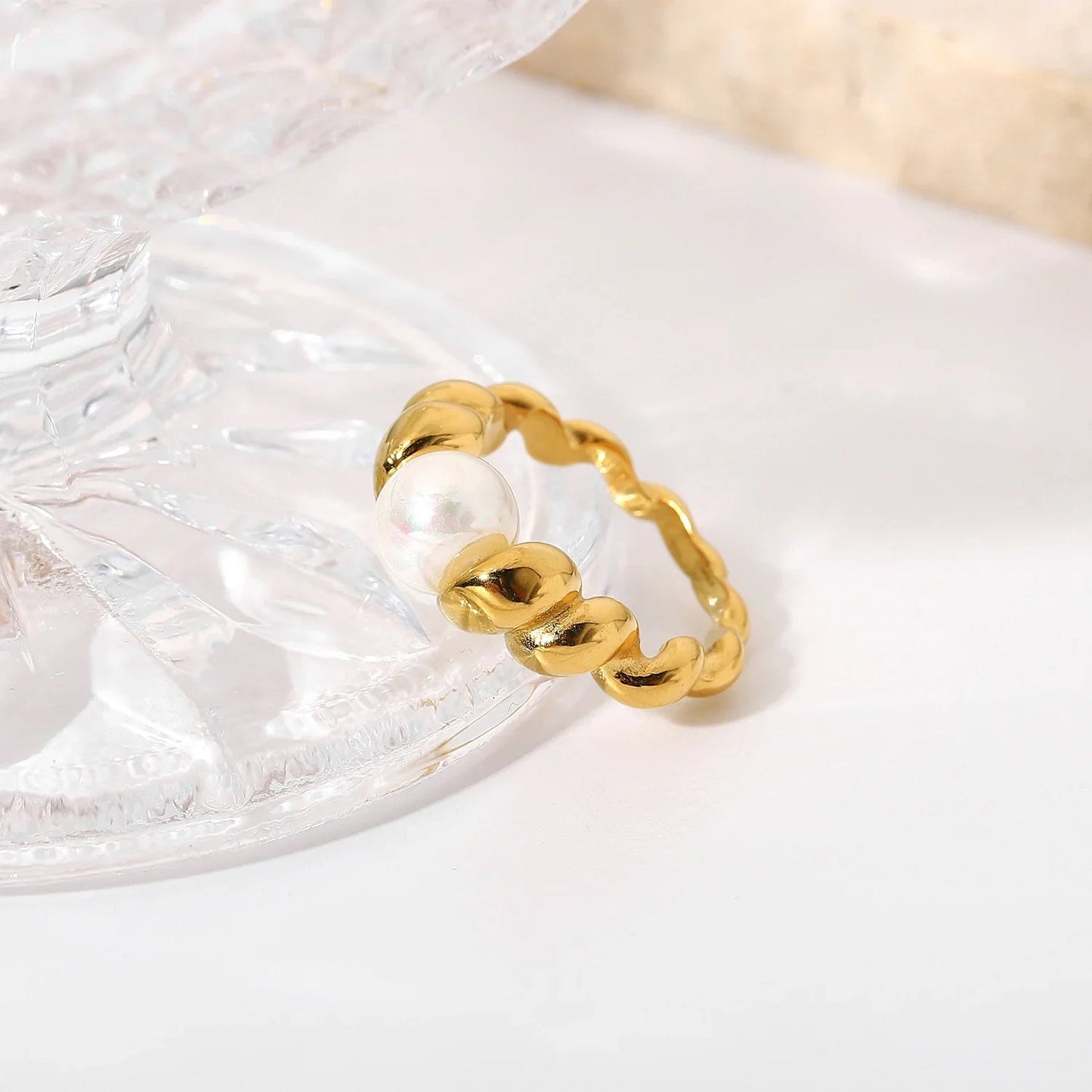 [Raffine]Scarlett Freshwater Pearl Ring