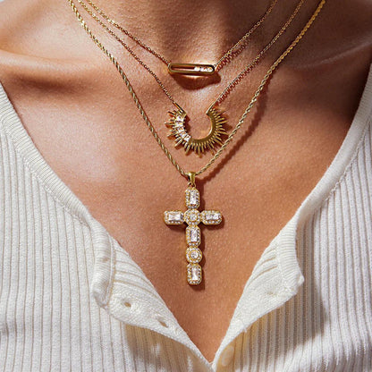 [Raffine]Abby Sculpted Gold Pendant