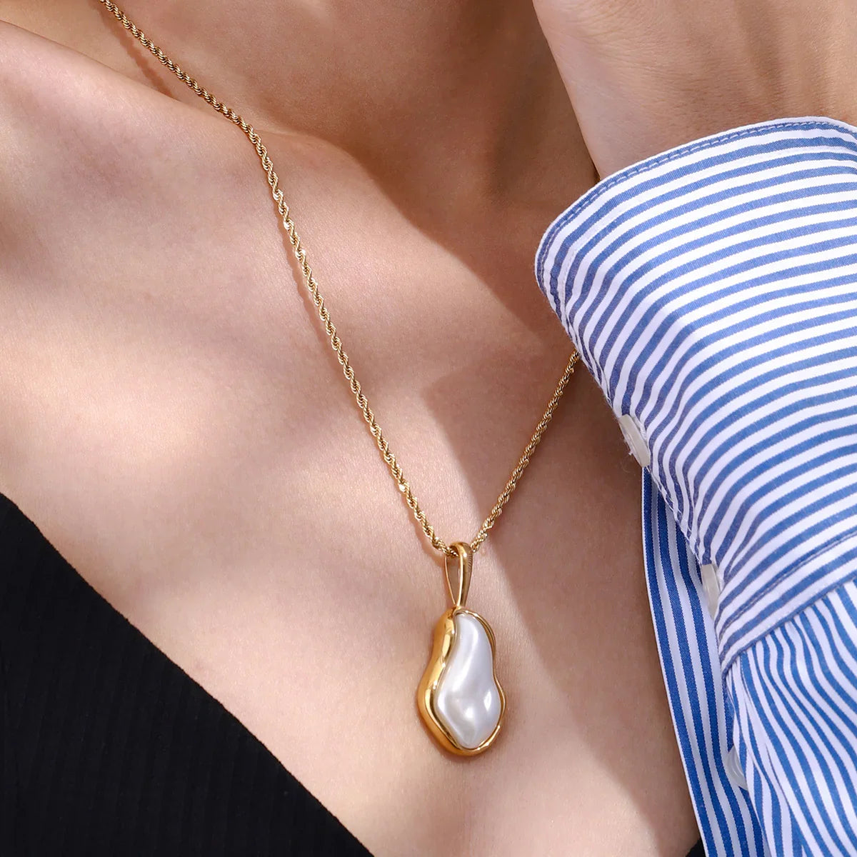[Raffine]Marjorie Freshwater Pearl Necklace