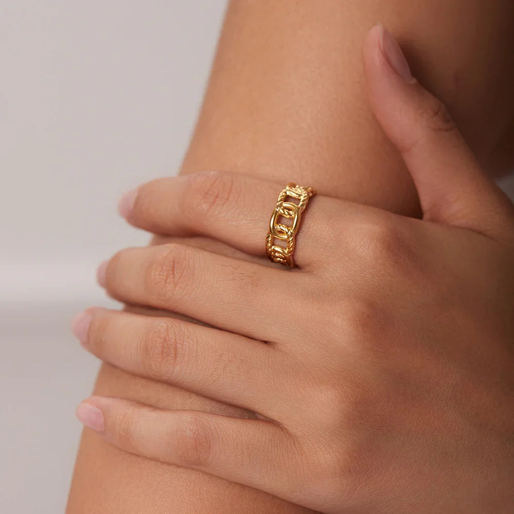[Raffine]Harmony Gold Ring