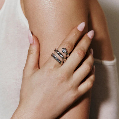 [Raffine]Davina Gold Serpent Ring