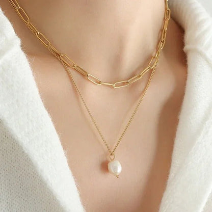 [Raffine]Undine Freshwater Pearl Necklace