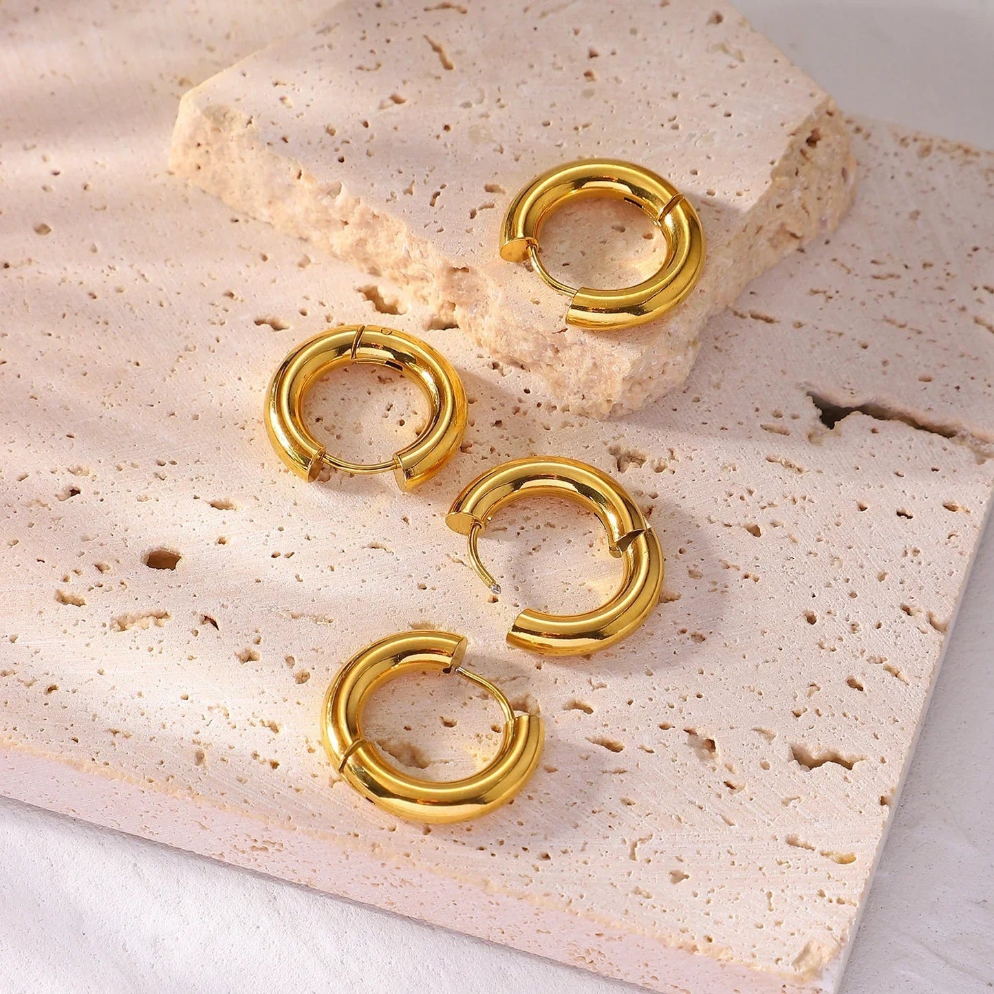 [Raffine]Bold Round Hoops