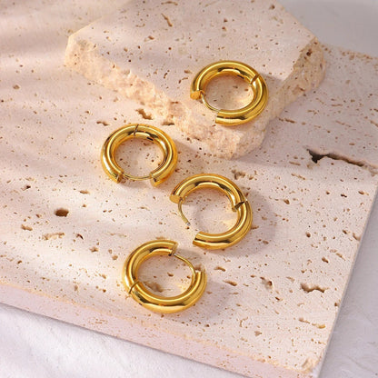 [Raffine]Bold Round Hoops