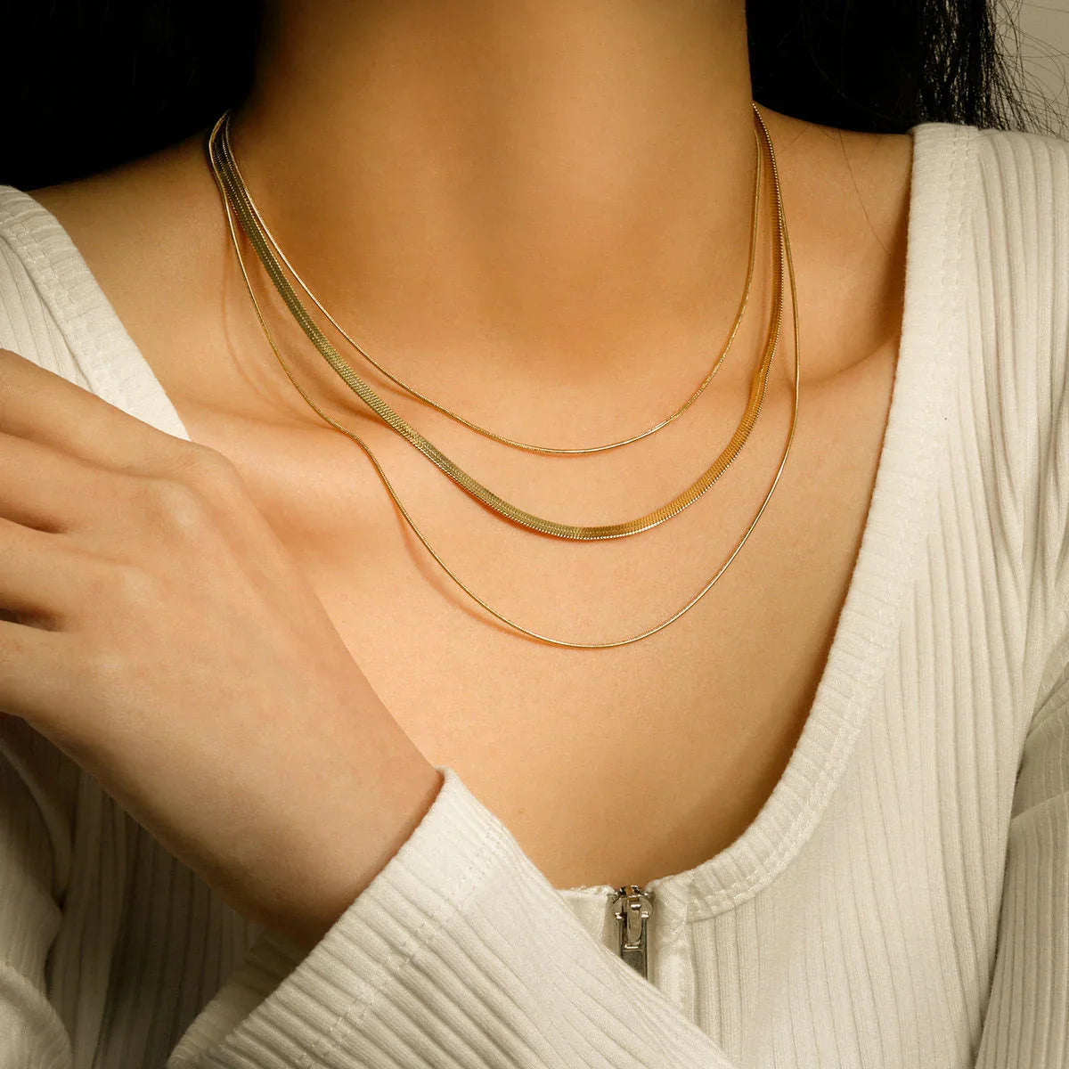 [Raffine]Zafina Gold Necklace