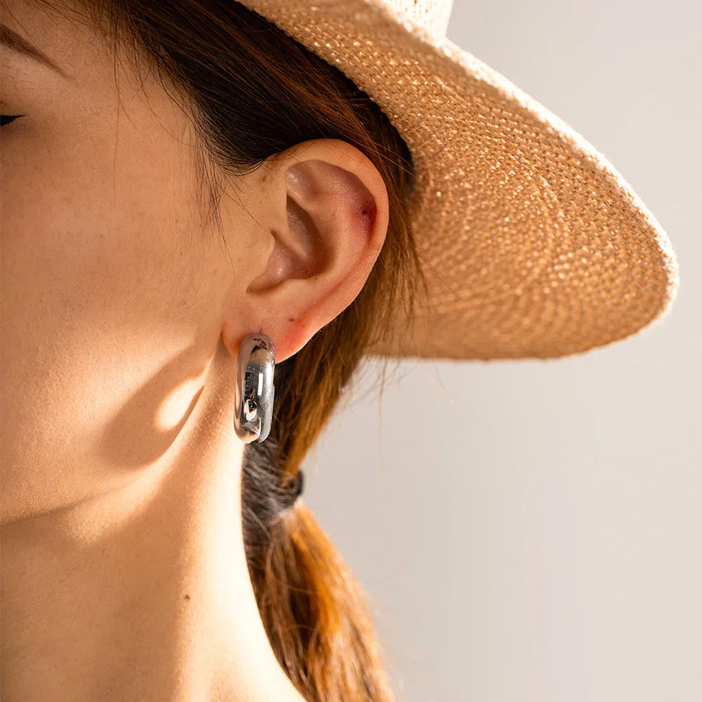 [Raffine]Natalia Chunky Gold Hoops