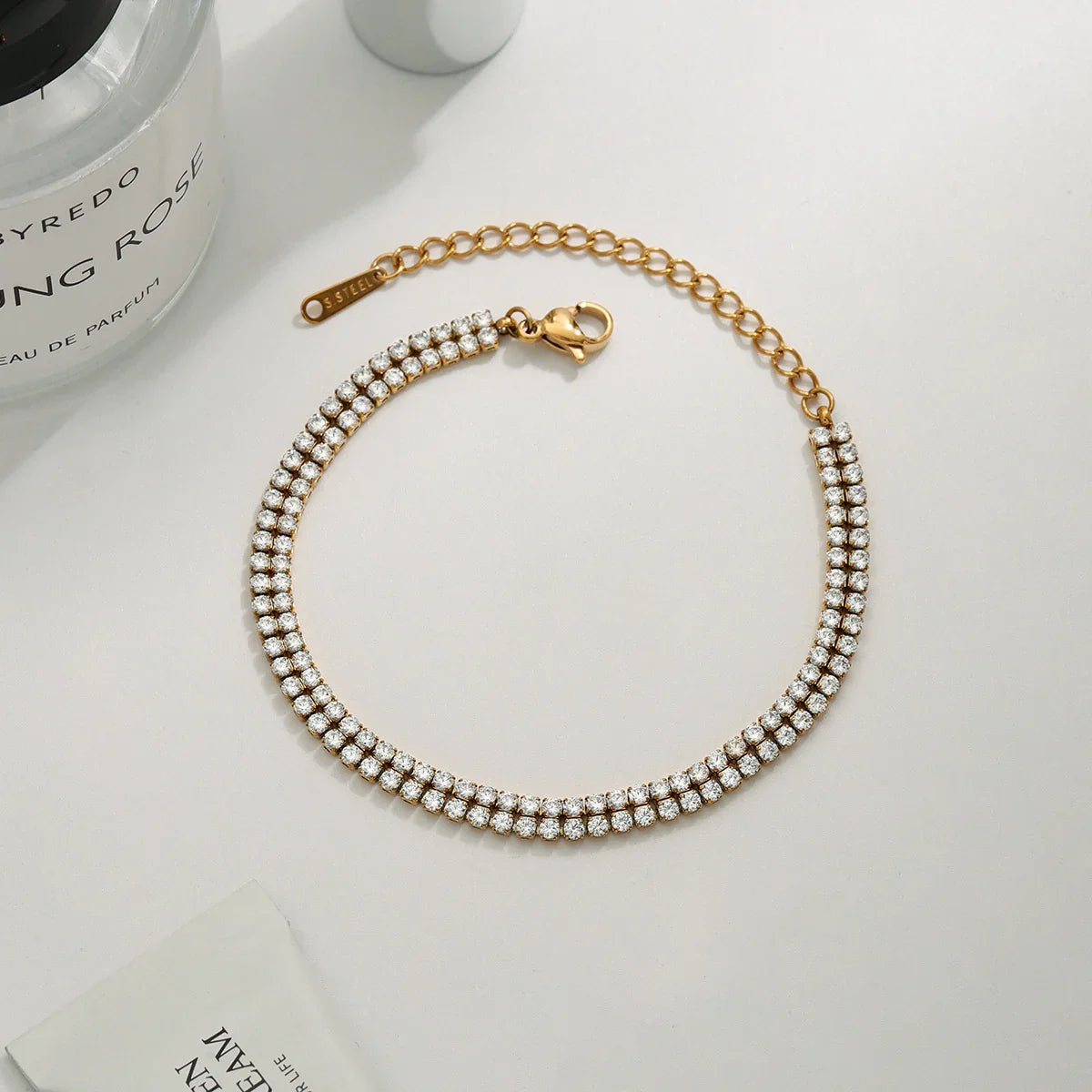 [Raffine]Celene Layered Tennis Bracelet