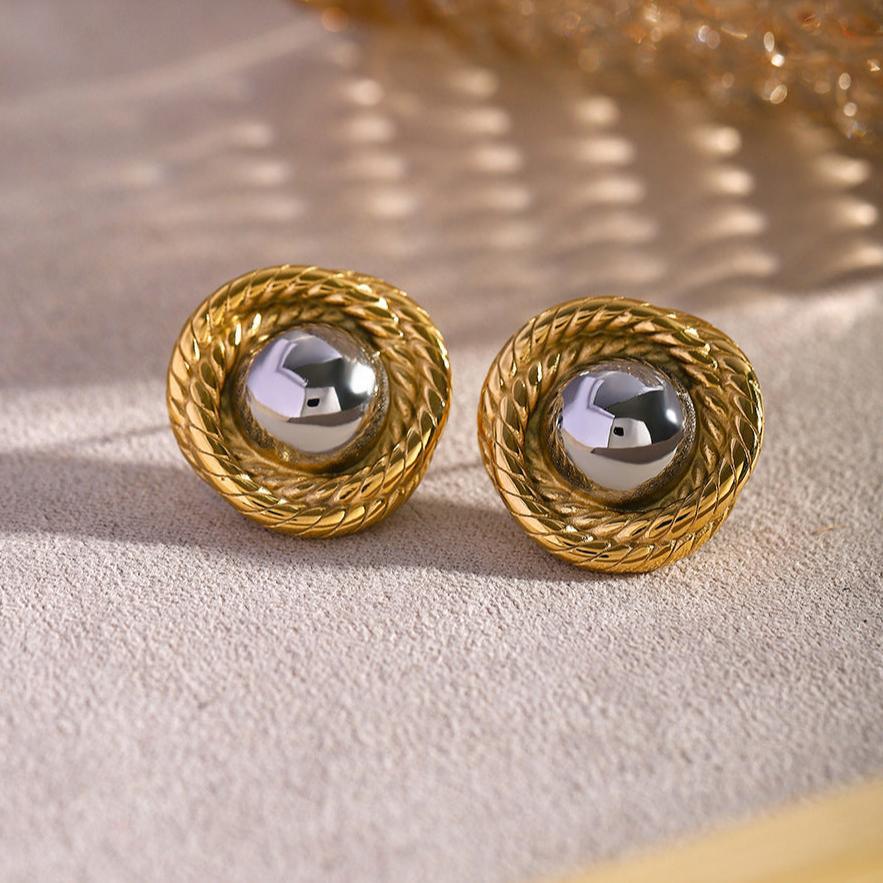 [Raffine]Ariadne Gold Earrings