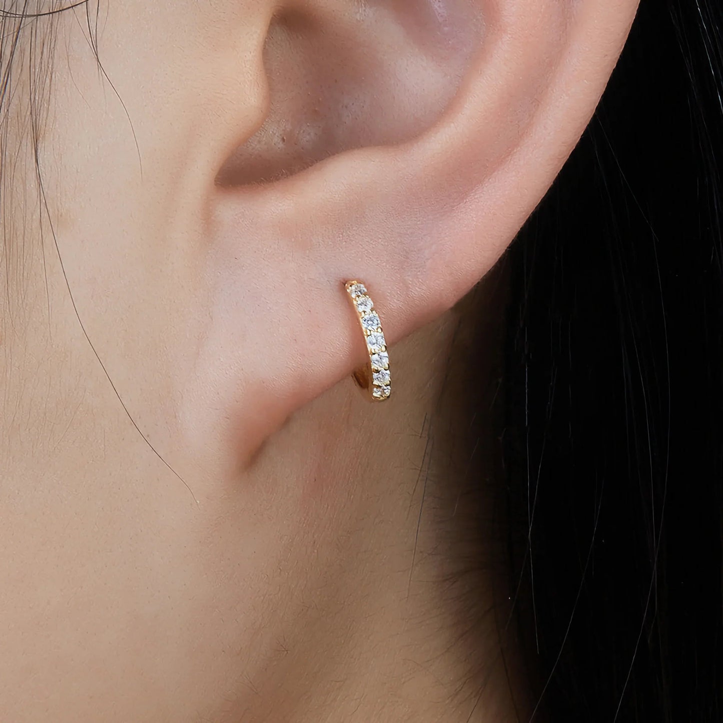 [Raffine]Alexandria Huggie Earrings