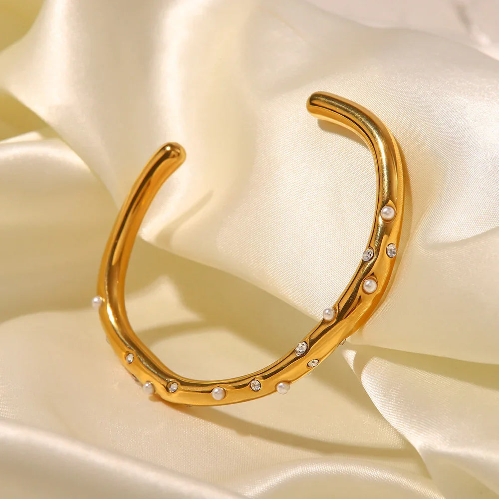 [Raffine]Corisande Gold Bangle
