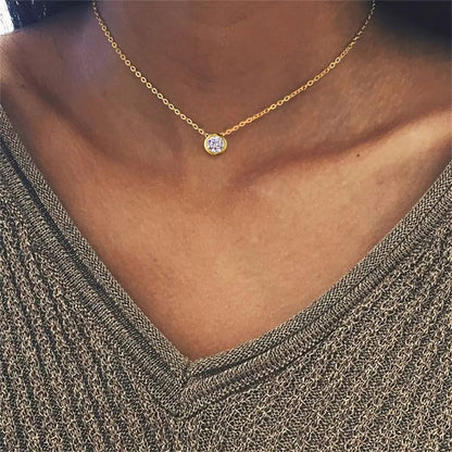 [Raffine]Amelia Birthstone Necklace
