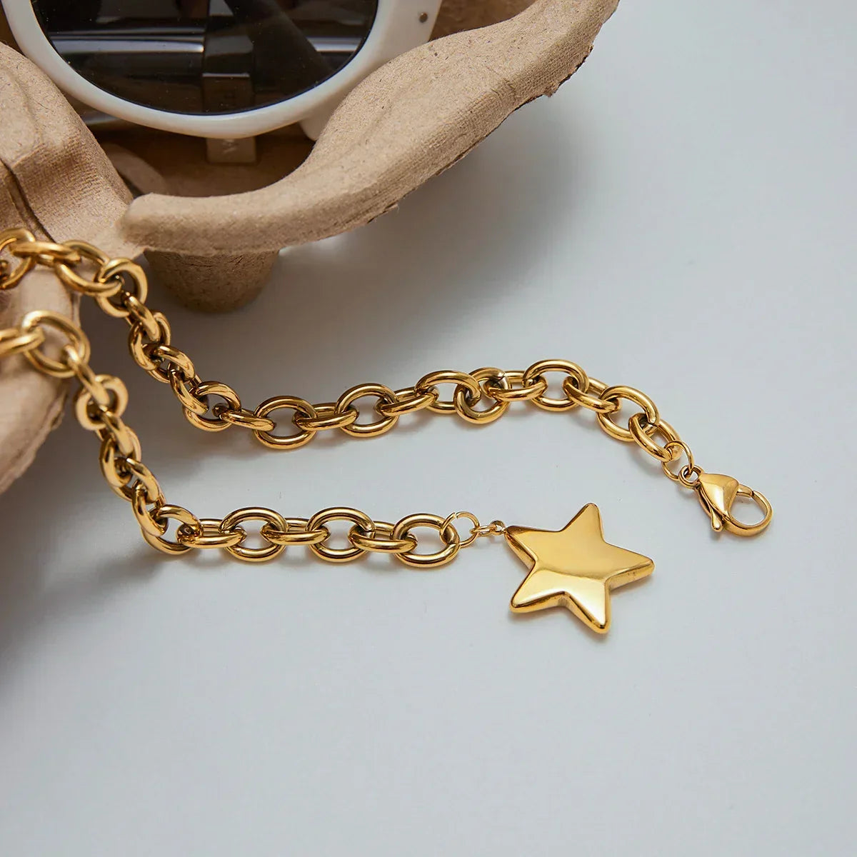 [Raffine]Stellaria Gold Star Pendant