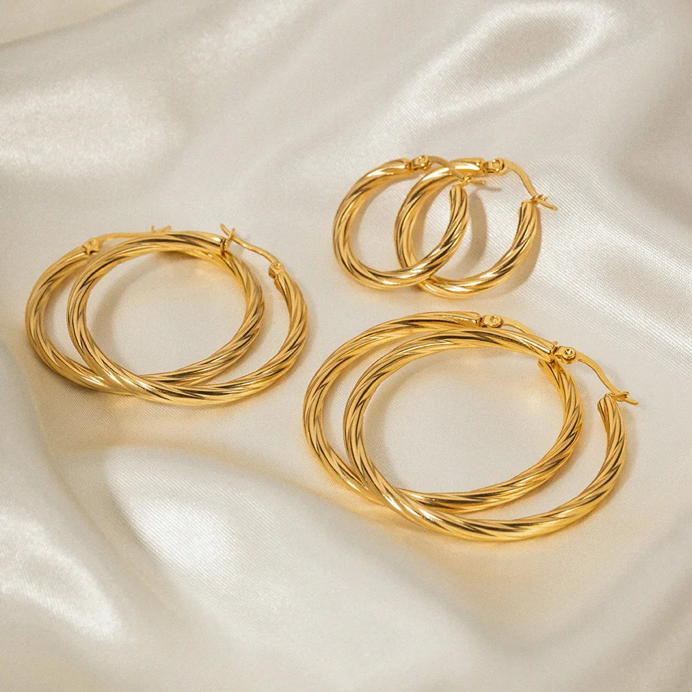 [Raffine]Zephy Hoop Earrings