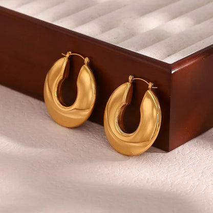 [Raffine]Kayleigh Chunky Hoop Earrings
