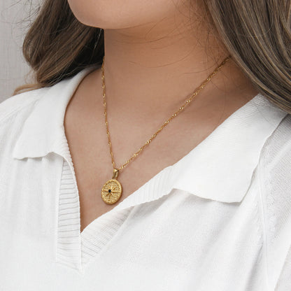 [Raffine]Ellie Compass Necklace