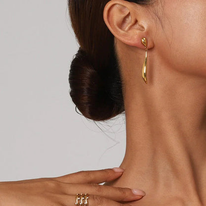 [Raffine]Aspen Gold Earrings