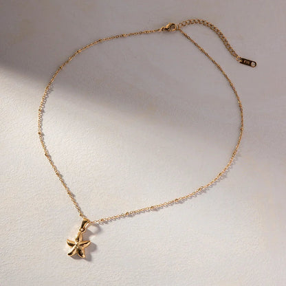 [Raffine]Emmie Gold Starfish Pendant